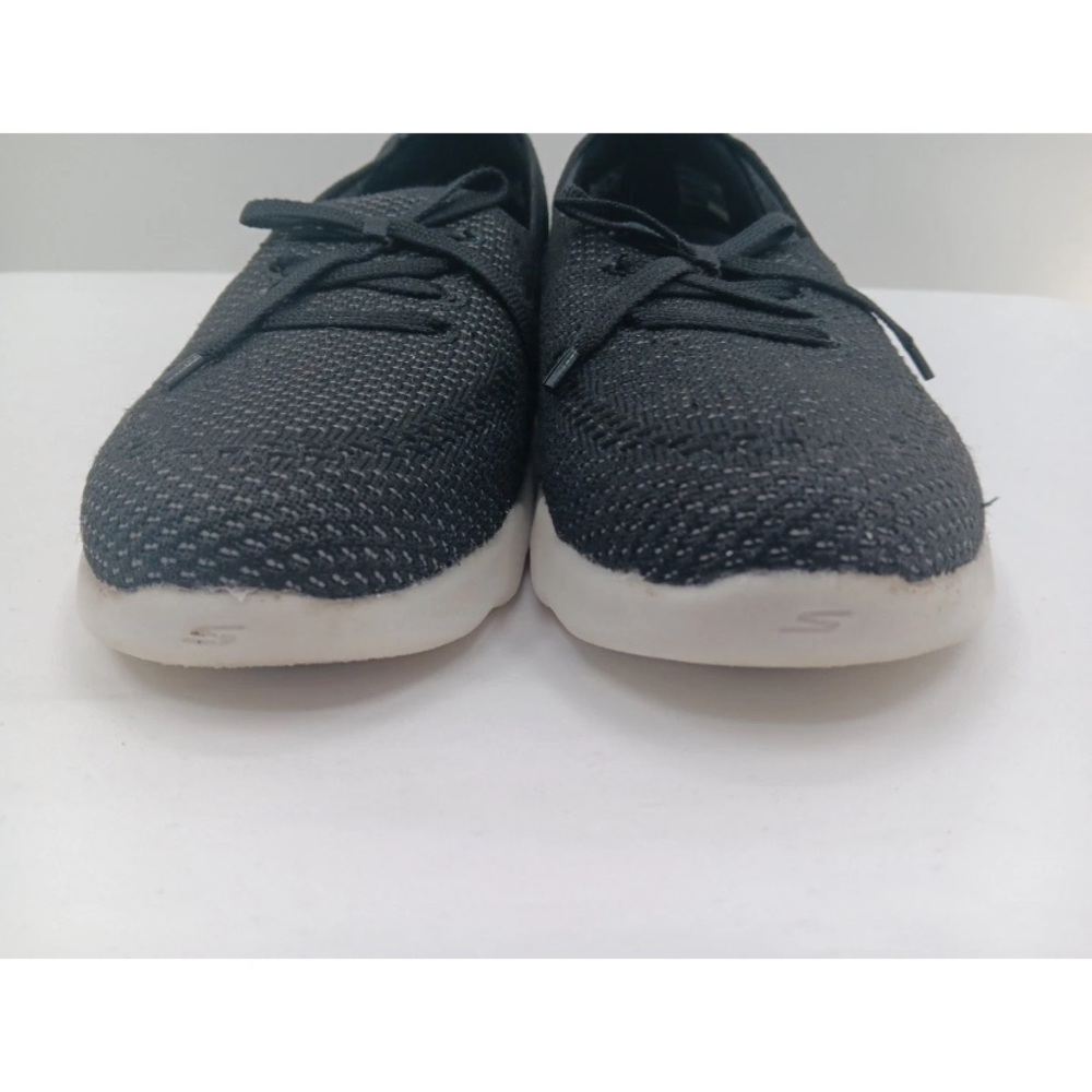 Skechers Sneakers Shoes Massage Fit Lite Stretch Black Knit Slip-Ons size 8 - Picture 6 of 14